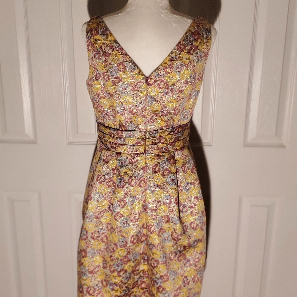 Zac Posen for Target floral metallic brocade cocktail dress - Picture 6 of 6